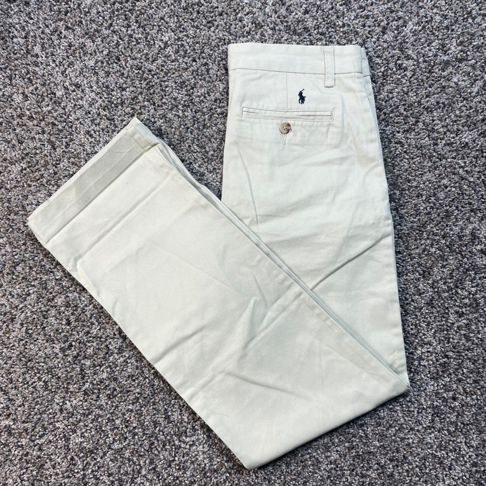 Polo‎ Ralph Lauren Women's 27x29 Size 16 Chino Pants Cotton Straight Leg Khakis